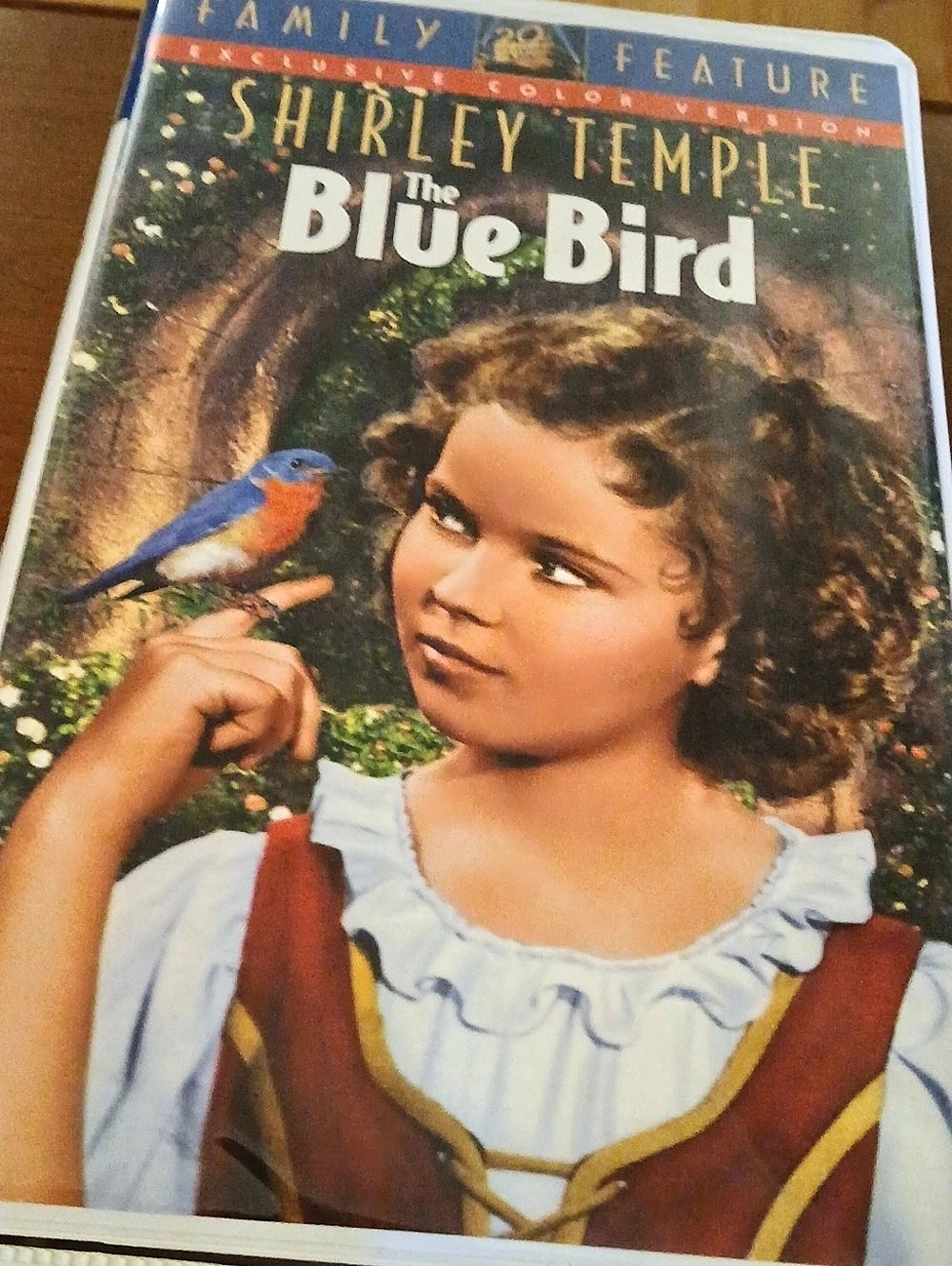 20th Century Fox Shirley Temple Family Feature VHS 3-Tape Bundle Blue & White
